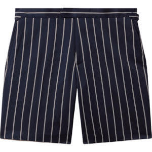 REISS LAKE Striped Side Adjuster Shorts